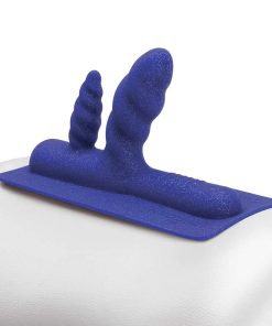 The Unicorn Two-Nicorn Textured Double Penetration Silicone Attachment