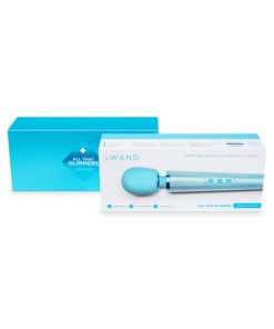 Le Wand All That Glimmers Petite Rechargeable Vibrating Massager Special Edition Set Light Blue
