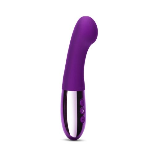 Le Wand Gee Rechargeable Silicone G-Spot Targeting Vibrator Dark Cherry - Image 2