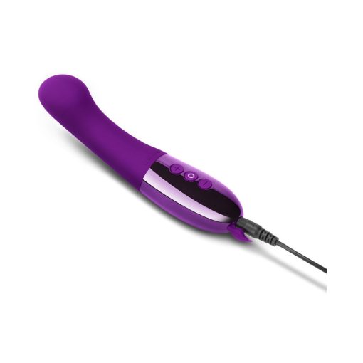 Le Wand Gee Rechargeable Silicone G-Spot Targeting Vibrator Dark Cherry - Image 4