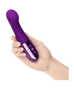 Le Wand Gee Rechargeable Silicone G-Spot Targeting Vibrator Dark Cherry