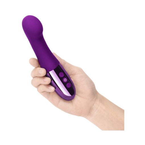 Le Wand Gee Rechargeable Silicone G-Spot Targeting Vibrator Dark Cherry - Image 5
