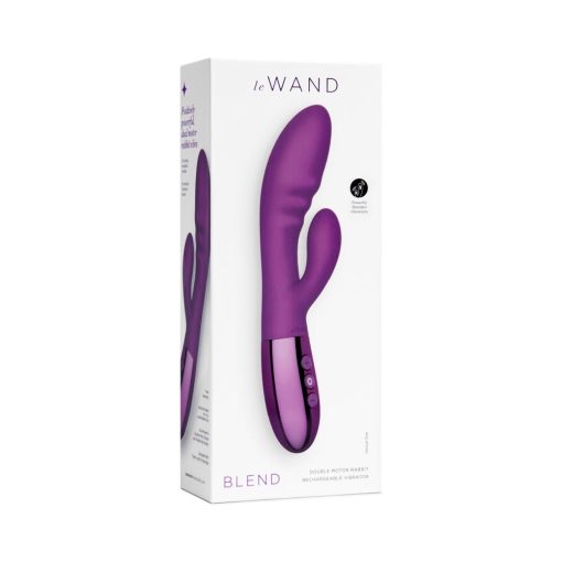 Le Wand Blend – Double Motor Rechargeable Silicone Rabbit Vibrator (Cherry) - Image 2
