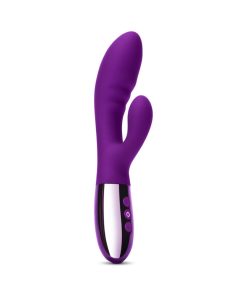 Le Wand Blend – Double Motor Rechargeable Silicone Rabbit Vibrator (Cherry)
