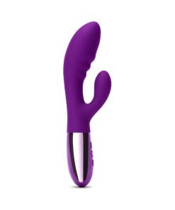 Le Wand Blend – Double Motor Rechargeable Silicone Rabbit Vibrator (Cherry)