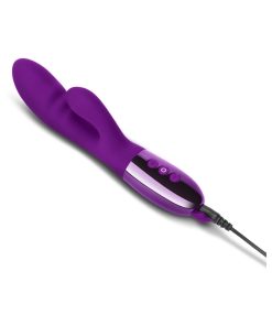 Le Wand Blend – Double Motor Rechargeable Silicone Rabbit Vibrator (Cherry)
