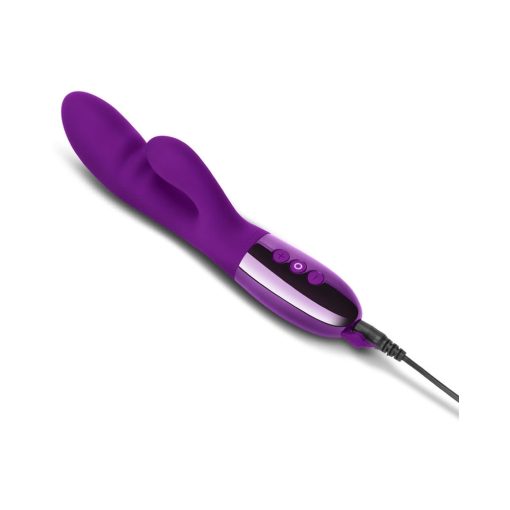 Le Wand Blend – Double Motor Rechargeable Silicone Rabbit Vibrator (Cherry) - Image 5
