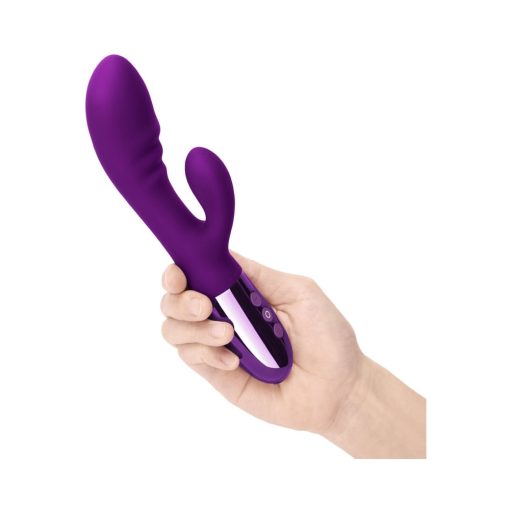 Le Wand Blend – Double Motor Rechargeable Silicone Rabbit Vibrator (Cherry) - Image 6