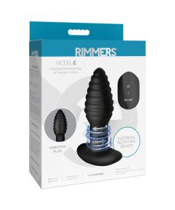 Rimmers Model-E Vibrating Rimming Plug With Remote Control