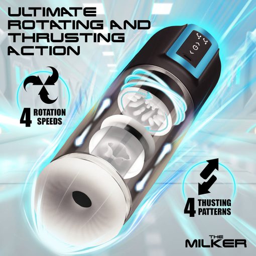 The Milker Thrusting & Rotating Masturbator - Image 9