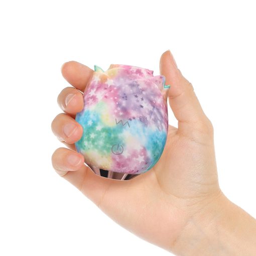 Adam & Eve Eve'S Ravishing Rose Tapping Clitoral Stimulator Rainbow - Image 5