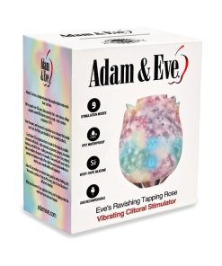 Adam & Eve Eve'S Ravishing Rose Tapping Clitoral Stimulator Rainbow