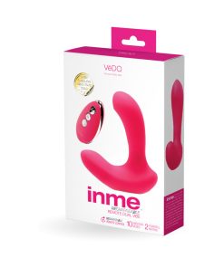 Vedo Inme Rechargeable Dual Vibe With Remote Pink