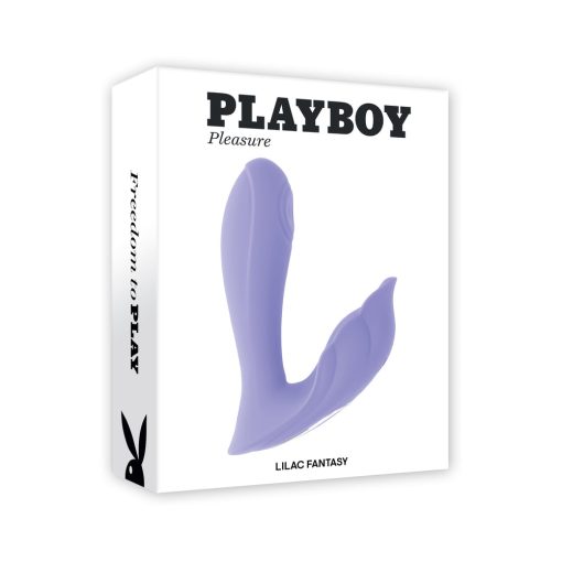 Playboy Lilac Fantasy – Dual Vibrator with Remote & Petal Stimulator