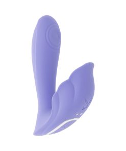 Playboy Lilac Fantasy – Dual Vibrator with Remote & Petal Stimulator