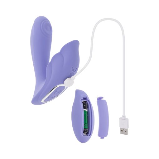 Playboy Lilac Fantasy – Dual Vibrator with Remote & Petal Stimulator - Image 10