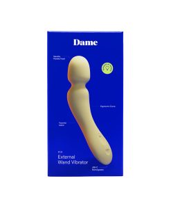 Dame Min Mini Wand Vibrator Butter
