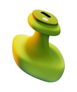 Dame Fin 2.0 Finger Vibrator Citrus