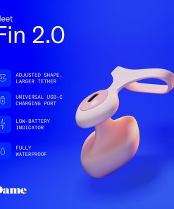 Dame Fin 2.0 Finger Vibrator Quartz