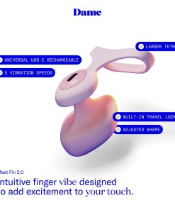 Dame Fin 2.0 Finger Vibrator Quartz
