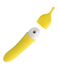 Banana Cream Air Pulse & G-Spot Vibrator