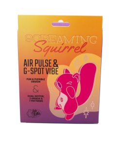 Screaming Squirrel Air Pulse & G-Spot Vibrator