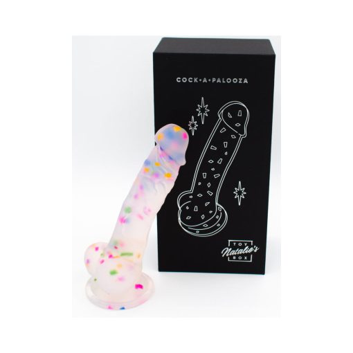 Cock-A-Palooza Confetti Silicone Dildo - Image 3