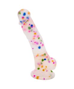 Cock-A-Palooza Confetti Silicone Dildo