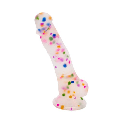 Cock-A-Palooza Confetti Silicone Dildo - Image 5