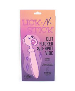 Lick N' Stick Clit Flicker & G-Spot Vibrator