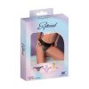 Magic Silk Pheromone Panties Flutter Thong 2-Pack Lilac/Black S/M