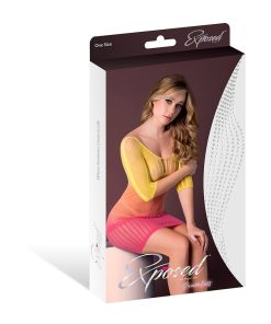 Magic Silk Seamless Half Sleeve Dress Ombre Sunset O/S