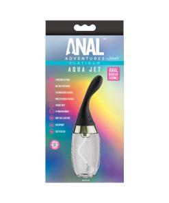 Anal Adventures Platinum Aqua Jet Black