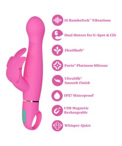 Aria Naughty Af 2.0 Rechargeable Vibe Plum