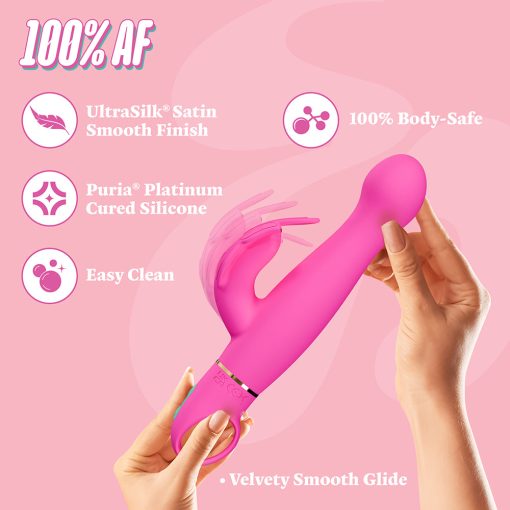 Aria Naughty Af 2.0 Rechargeable Vibe Plum - Image 11