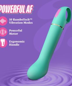 Aria Flirty Af 2.0 Rechargeable Vibe Teal