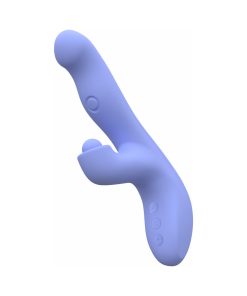 Blush Simone Tapping Rabbit – Dual Stim Heated Waterproof Vibe Blue