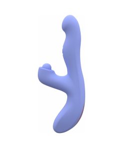 Blush Simone Tapping Rabbit – Dual Stim Heated Waterproof Vibe Blue