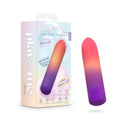 Play With Me Cotton Candy – Waterproof Rechargeable Mini Vibrator
