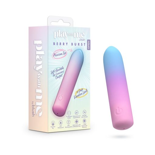 Play With Me Berry Burst – Precision Tip Pocket Vibrator, Waterproof