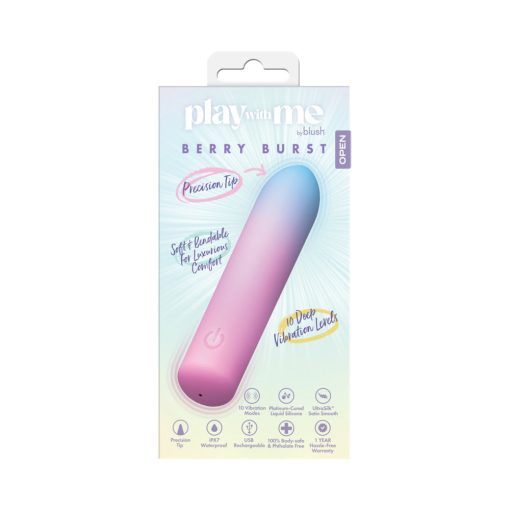 Play With Me Berry Burst – Precision Tip Pocket Vibrator, Waterproof - Image 5