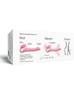 Strap-On-Me Semi-Realistic Bendable Strap-On S Pink