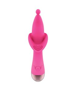 The Royale Flower Bud Heat-Up – Flicking Tongue Vibrator, Pink