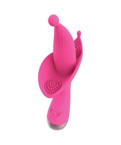 The Royale Flower Bud Heat-Up – Flicking Tongue Vibrator, Pink