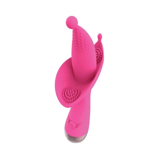 The Royale Flower Bud Heat-Up – Flicking Tongue Vibrator, Pink - Image 4