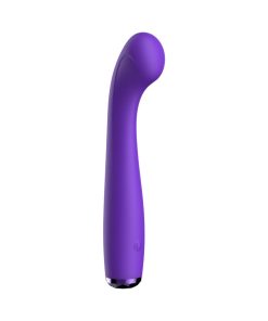 Luv Inc GS17 G-Spot Luv Vibe – Curved Silicone Vibrator, Dark Purple