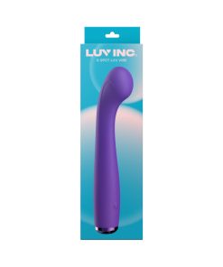 Luv Inc GS17 G-Spot Luv Vibe – Curved Silicone Vibrator, Dark Purple