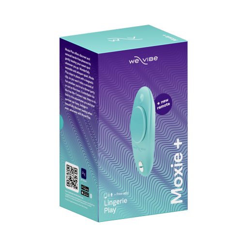 We-Vibe Moxie+ Wearable Clitoral Vibrator – App Controlled, Teal