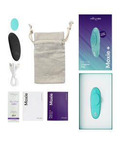We-Vibe Moxie+ Wearable Clitoral Vibrator – App Controlled, Teal