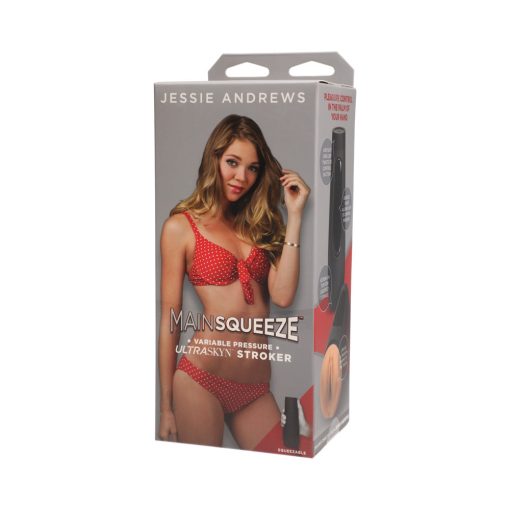 Main Squeeze Jessie Andrews Pocket Pussy – Ultraskyn, Adjustable Suction - Image 10
